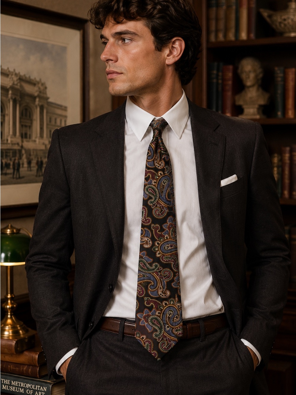 The Metropolitan Museum of Art Silk Paisley Tie